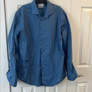 Calvin Klein Men's Blue Dress Shirt